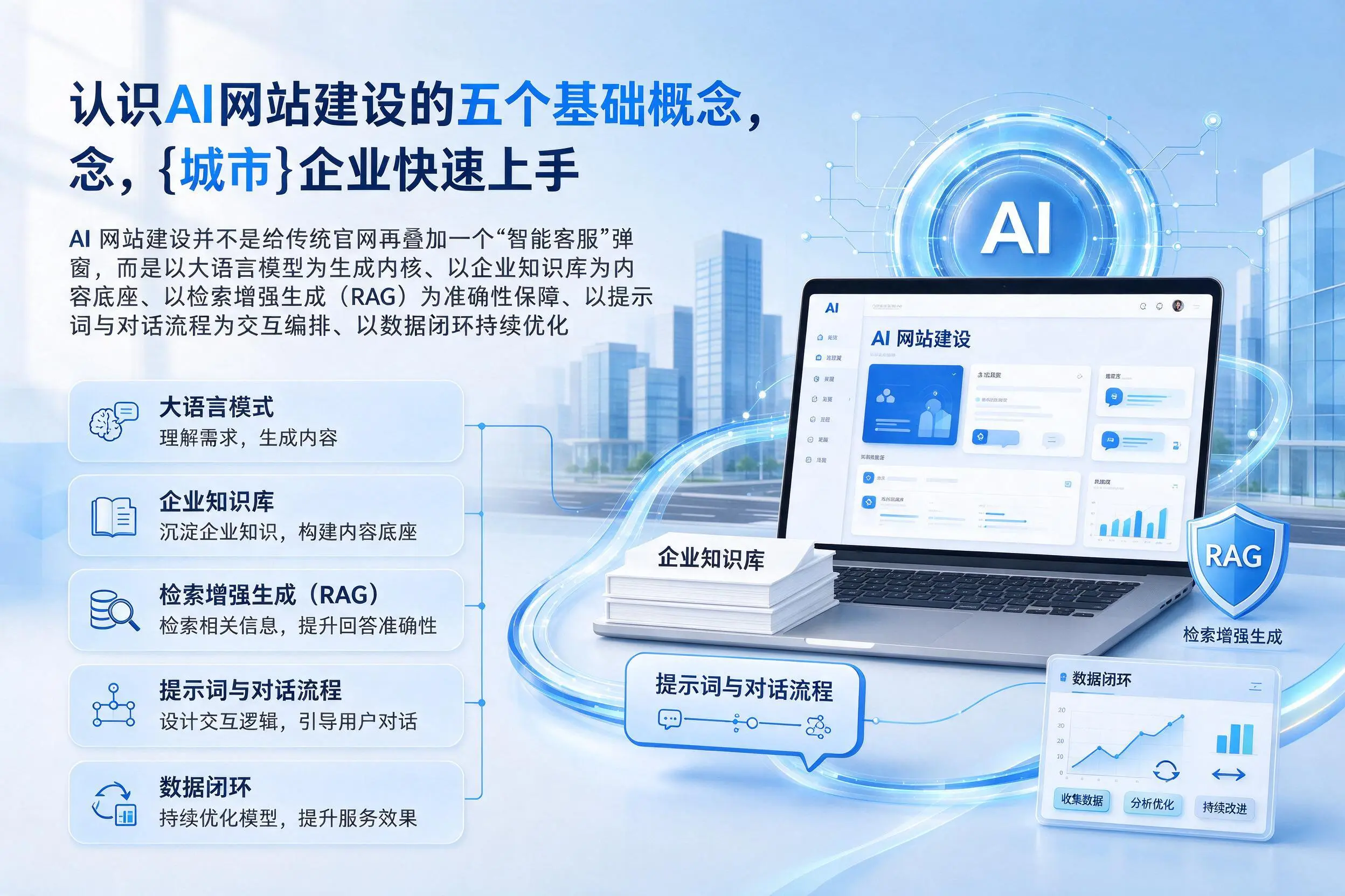 认识AI网站建设的五个基础概念,太原企业快速上手